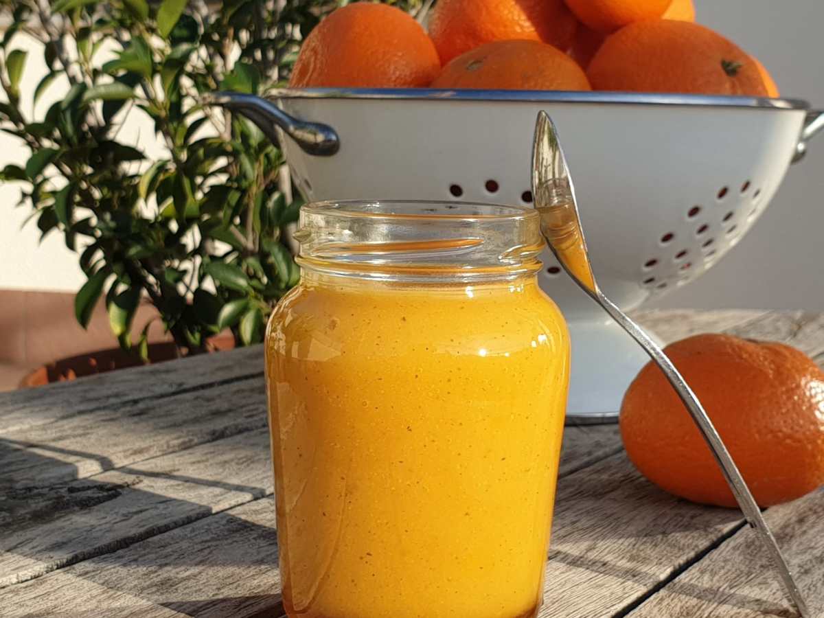 Vegan Tangerine Custard